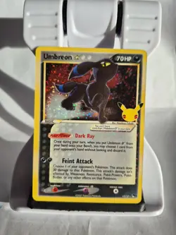 Pokemon TCG Umbreon Gold Star 17/17 Celebrations 25th Anniversary Rare Holo Card - Image 1