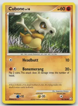 Pokemon Card Cubone Common Legends Awakened 90/146 - Image 1