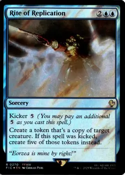 MTG Commander: FINAL FANTASY Surge Foil Rite of Replication (Surge Foil) R 270 N - Image 1