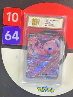 Pokemon Chinese EX set RR Full art holo Mew ex 151C-151/151 Grade10 - Image 1