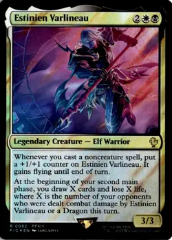 MTG Commander: FINAL FANTASY Surge Foil Estinien Varlineau (Surge Foil) R 82 NM - Image 1