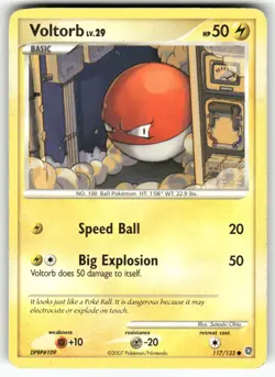 Voltorb Secret Wonders Common Pokemon Moderately played - Image 1