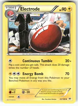 Electrode XY - Roaring Skies Uncommon Pokemon Lightly played - Image 1