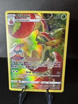 Flapple 2022 Trainer Gallery Full Art Ultra Rare Pokemon Card TG02/TG30 (NM) - Image 1