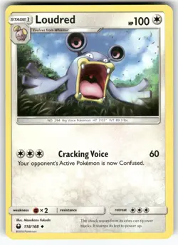 Loudred SM - Celestial Storm Uncommon Pokemon Lightly played - Image 1