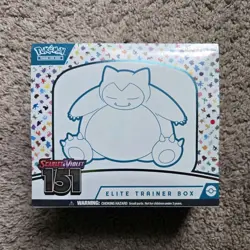 Pokemon Scarlet & Violet 151 Elite Trainer Box Booster Promo Mew Snorlax - Image 1