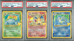 Pokemon 25th Celebrations Set Big 3 Charizard Blastoise Venusaur PSA 10 - Image 1