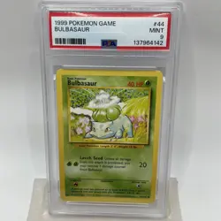 1999 Pokemon Base Set 44/102 Bulbasaur PSA Mint 9 - Image 1