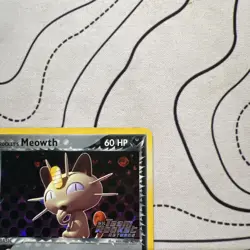 Pokemon TCG Rocket's Meowth EX Team Rocket Returns 46 Reverse Holo stamp LP/MP - Image 5