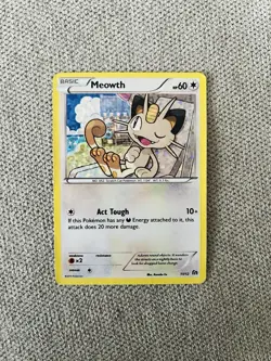 Meowth 11/12 Holo Promo Mcdonald's 2015 Pokemon - Image 1