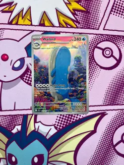 Pokemon TCG - Wailord 162/159 - Journey Together - Illustration Rare - NM - Image 1