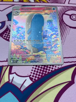 Pokemon TCG - Wailord 162/159 - Journey Together - Illustration Rare - NM - Image 5