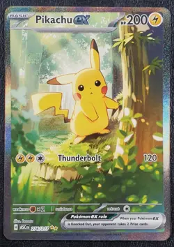 2026 Pokemon Pikachu EX 276/217 SIR Special Illustration Rare Ascended Heroes! - Image 1