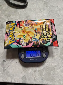 HEAVY! 22.75g Pokemon TCG Ascended Heroes Booster Pack (SEALED) god packU - Image 1