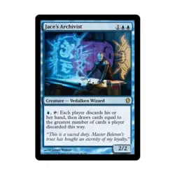 WOTC MtG Commander Jace's Archivist (R) EX - Image 1