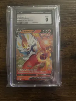 Cinderace V Pokemon 2021 Fusion Strike - 044/264 CGC 9 - Image 1