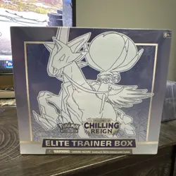 Pokemon TCG: Sword & Shield – Chilling Reign ETB Calyrex Blue Clean Box 🔥 - Image 1