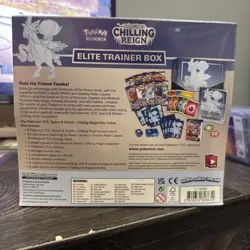 Pokemon TCG: Sword & Shield – Chilling Reign ETB Calyrex Blue Clean Box 🔥 - Image 2