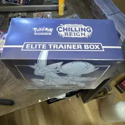 Pokemon TCG: Sword & Shield – Chilling Reign ETB Calyrex Blue Clean Box 🔥 - Image 3