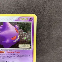 Pokemon Gengar 5/92 Legend Maker Reverse Holo Stamped ENG - No Charizard Crystal - Image 3