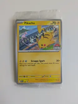 SEALED Pokemon Pikachu SVP 190 World Championships 2024 Black Star Promo NM - Image 1