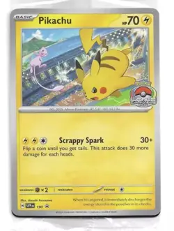 Pokemon PIKACHU 190 Sv Black Star Promo 2024 World Championships! Still wrapped! - Image 1