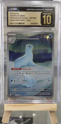Pokemon Dewgong IR Illustration Rare 097/094 Phantasmal Flames CGC 10 PRISTINE - Image 1