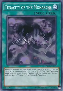 Tenacity of the Monarchs - SR01-EN029 - Common - Unlimited Edition - Damaged - S - Image 1