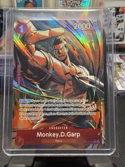 Monkey.D.Garp OP13-016 (R)One Piece Card Carrying On His Will English Alt Art - Image 1