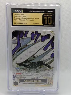 2026 One Piece OP14-096 Ground Death Event Alt Art CGC 10 Pristine - Image 1