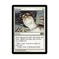 WOTC MtG M14 Silence (R) VG - Image 1