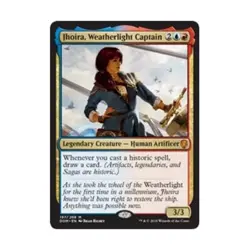 WOTC MtG Dominaria Jhoira, Weatherlight Captain (MR) NM - Image 1