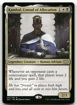 Kambal, Consul of Allocation #237 (NM) Double Masters 2022 2X2 Magic MTG - Image 1