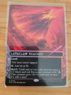 MTG Lavaclaw Reaches (Borderless) 0022 Edge of Eternities M/NM Free UK P&P - Image 1