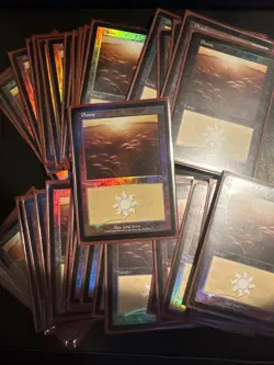 40x Foil Plains (331) Invasion John Avon MTG Magic Gathering - Image 1