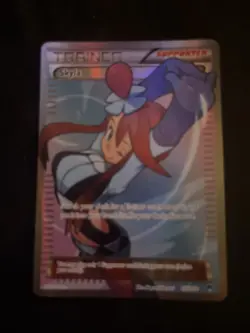 Pokemon TCG Skyla Breakpoint Holo Full Art Ultra Rare Trainer Card 122/122 LP - Image 1