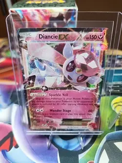 Pokemon Fates Collide Diancie EX Ultra Rare 72/124 Holo ST1703 NM Condition Card - Image 1