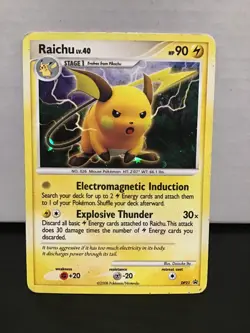 Raichu DP21 Holo Pokemon Black Star Promo - Image 1