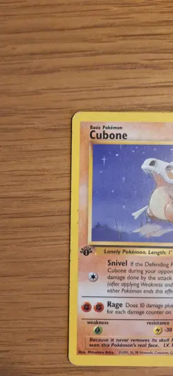 Cubone 50/64 - 1st Edition - Jungle Pokemon Card - LP - Image 2