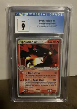 2003 Typhlosion Ex Holo Ex Sandstorm 99/100 CGC 9 Vintage Pokemon - Image 1