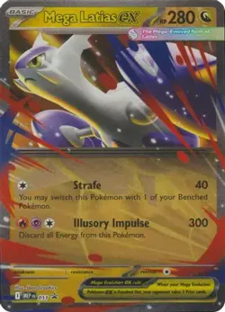 MEGA LATIAS EX - 011 011 HOLO P ME: MEGA EVOLUTION PROMO POKEMON NM - Image 3