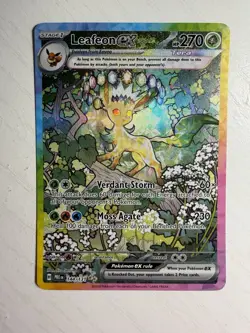 Pokemon Leafeon EX 144/131 SIR Prismatic Evolutions: NM-Mint - Image 1