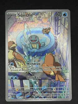 Pokemon TCG - Squirtle - 148/142 - Steller Crown - Illustration Rare #1 - Image 1
