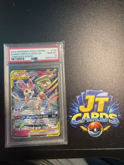 PSA 10 Gardevoir & Sylveon GX 130/214 Unbroken Bonds Pokemon Holo Rare GEM MINT - Image 1