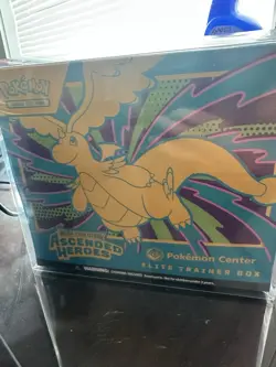 Pokemon Center Elite Trainer Box Ascended Heroes Pokemon TCG Dragonite - Image 1