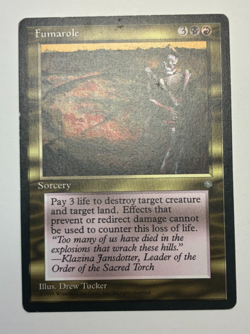 MTG Ice Age Fumarole - LP Uncommon - Image 1