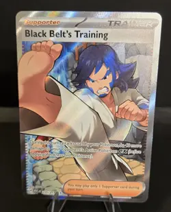 Pokemon Black Belt's Training 255/217 ASC Full Art Trainer-Supporter Holo NM - Image 1