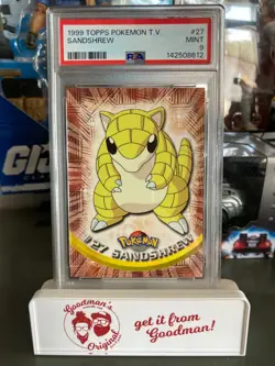 1999 Pokemon Topps TV - SANDSHREW #27 - PSA 9, Mint: Fresh Grade! - Image 1