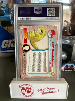 1999 Pokemon Topps TV - SANDSHREW #27 - PSA 9, Mint: Fresh Grade! - Image 2