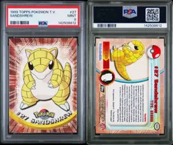 1999 Pokemon Topps TV - SANDSHREW #27 - PSA 9, Mint: Fresh Grade! - Image 5